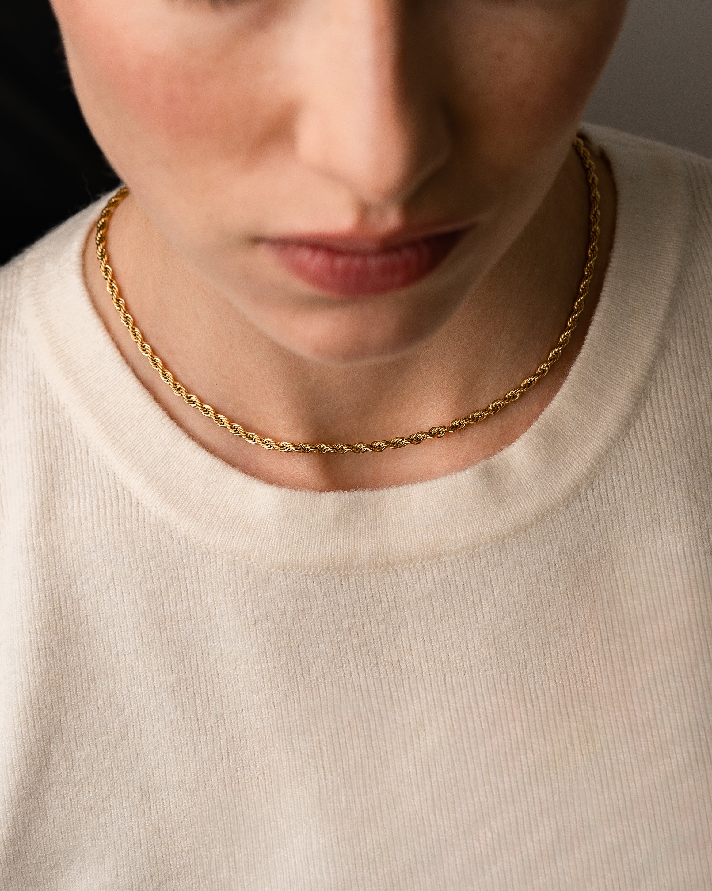 Rope chain (Golden) 3mm