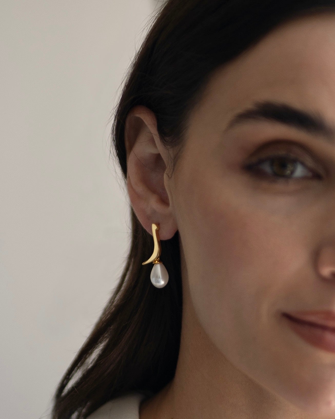 Calligraphed Arabic Letter Earrings
