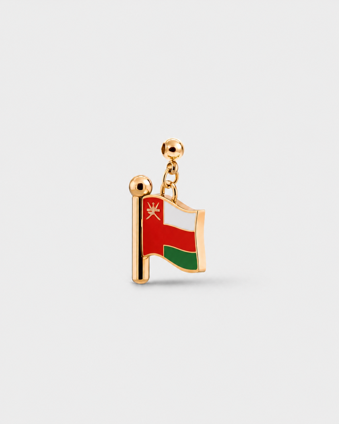 Charm flag Oman (Golden)