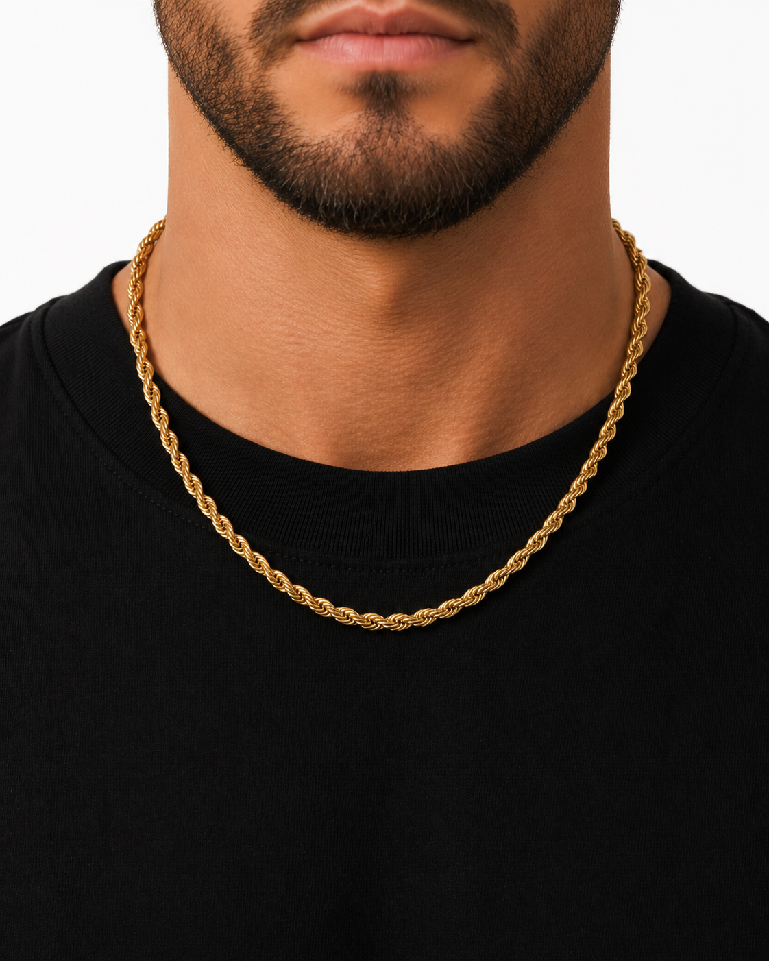 Rope chain (Golden) 3mm