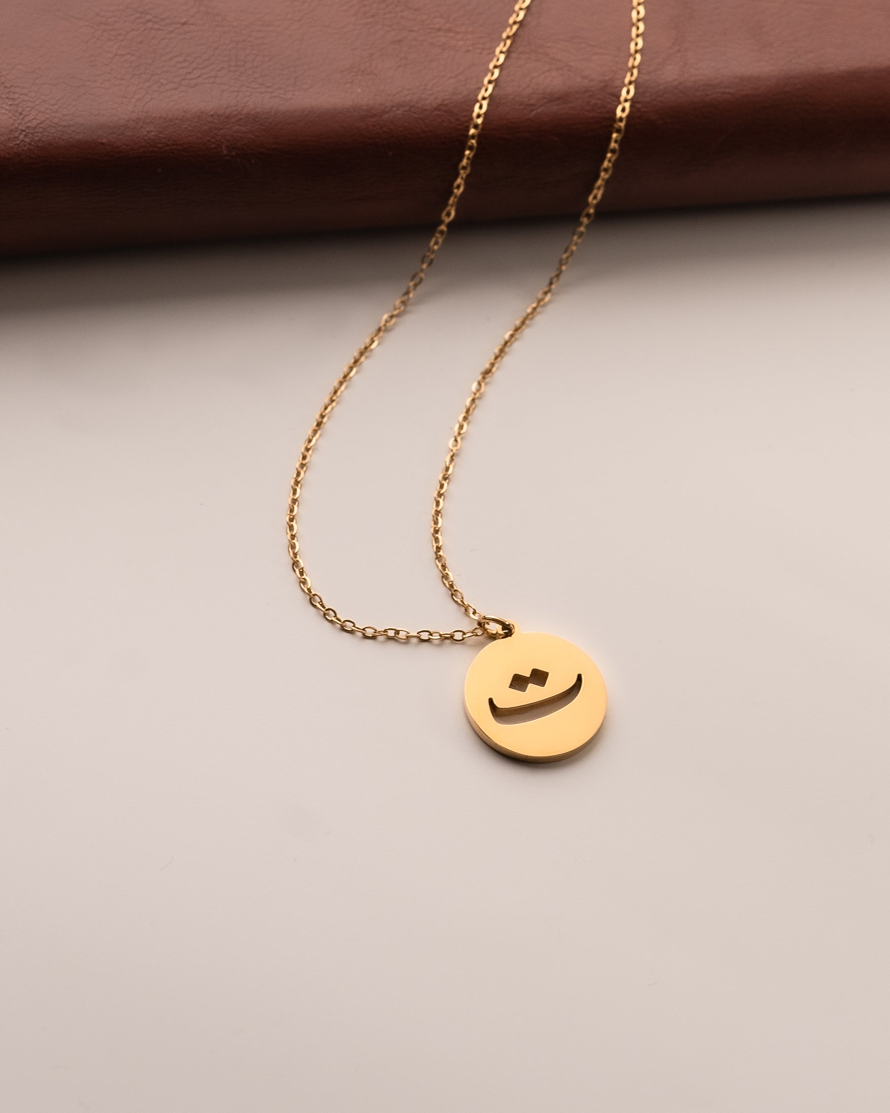 Initial Necklace ت