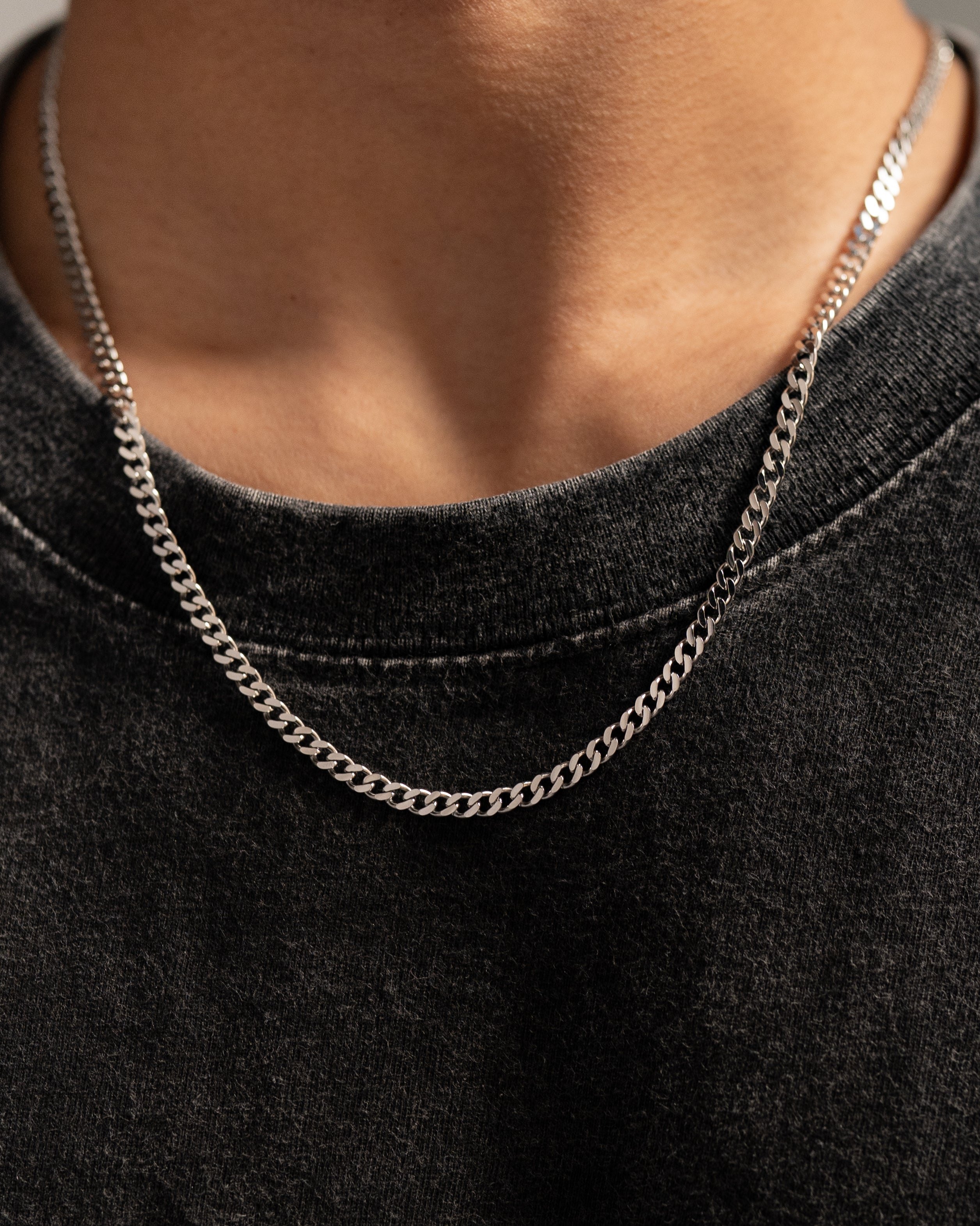 Cuban Chain (Silver) 4mm