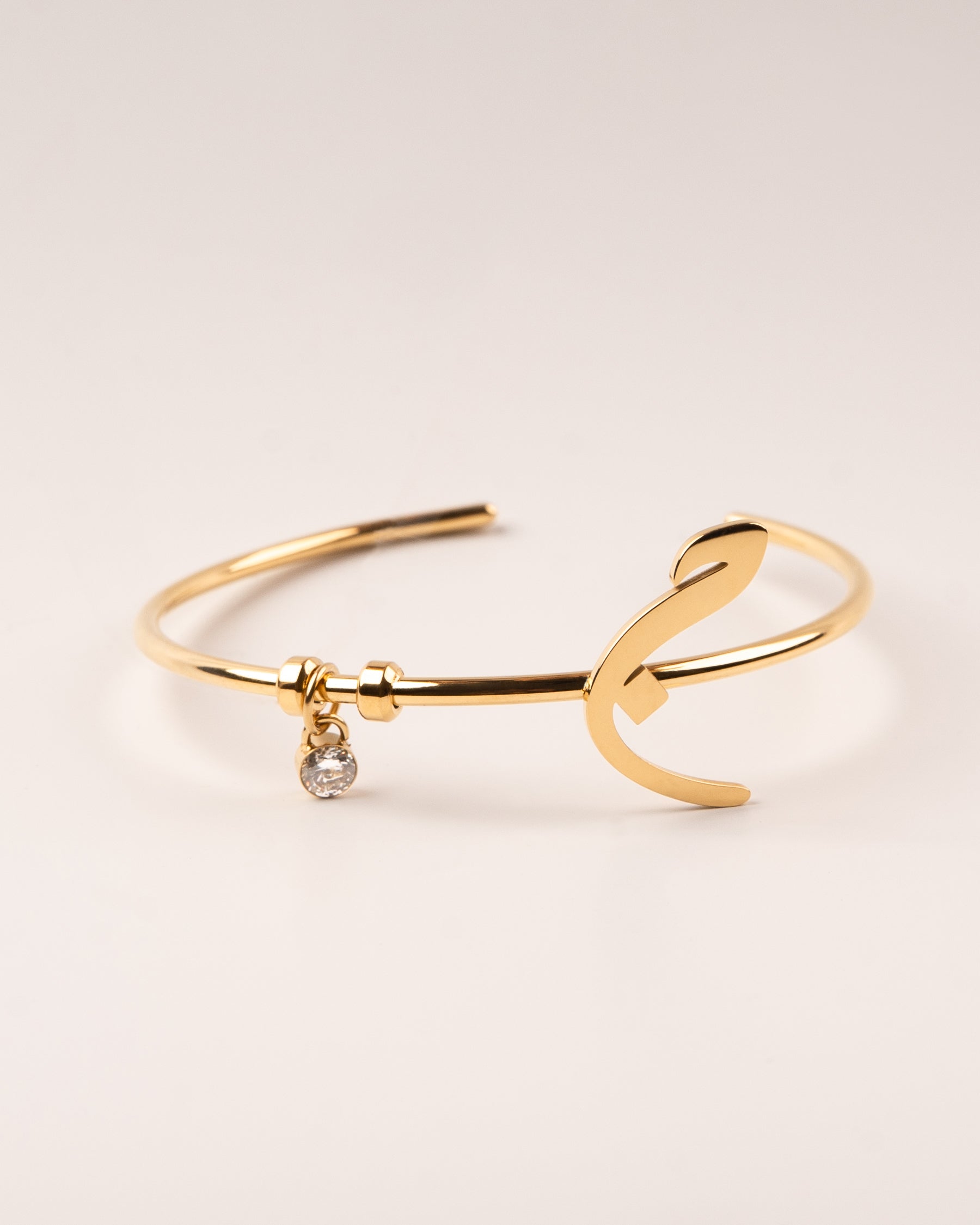 Arabic Initial Cuff ج