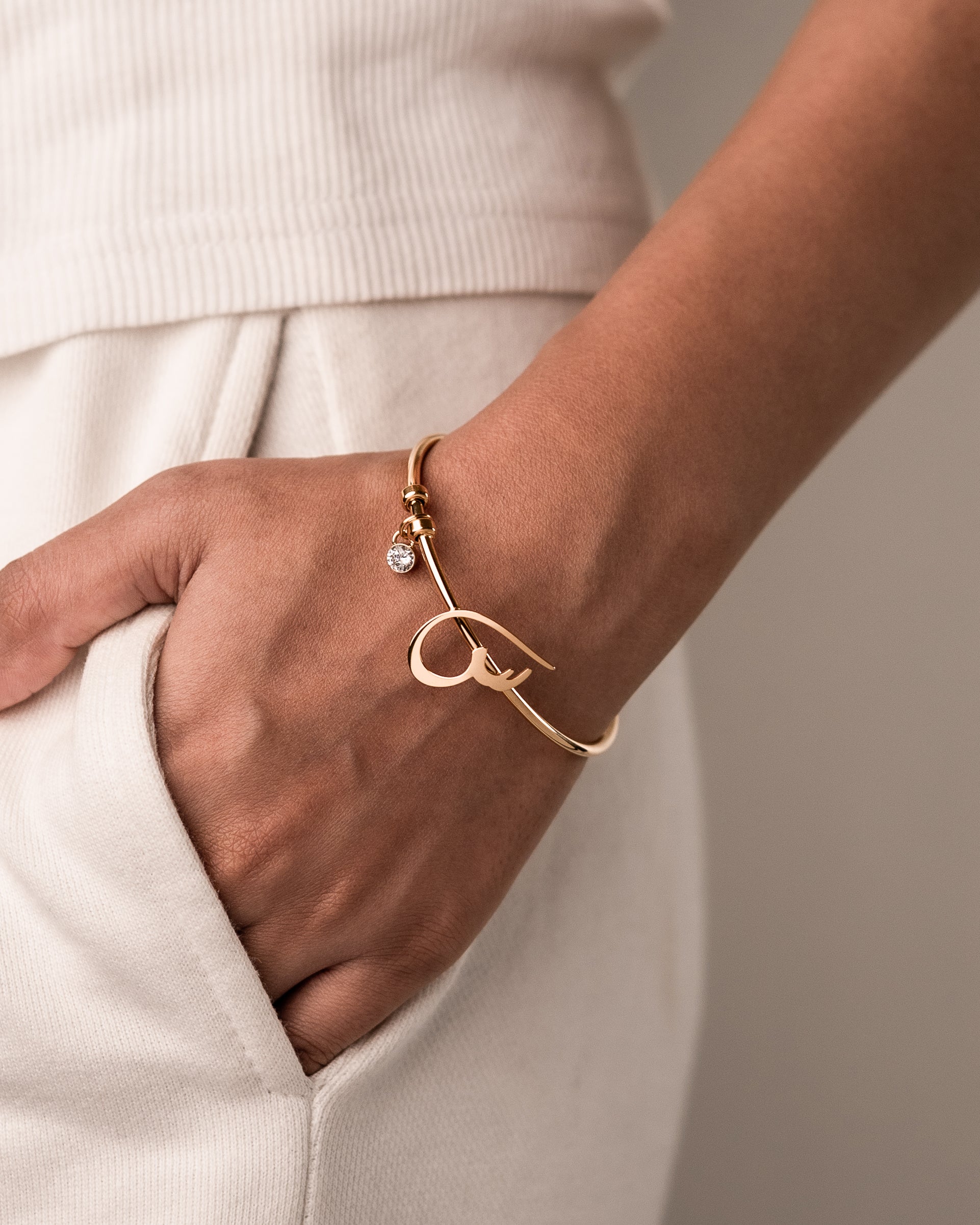 Arabic Initial Cuff س