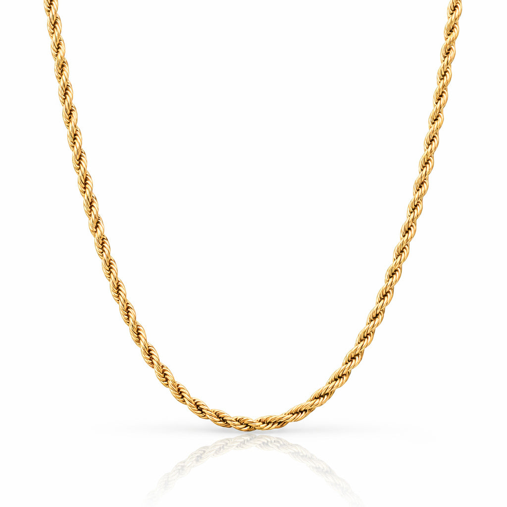 Rope chain (Golden) 3mm