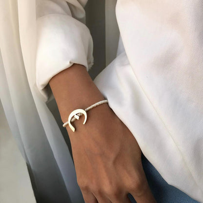 Arabic Initial Bracelet