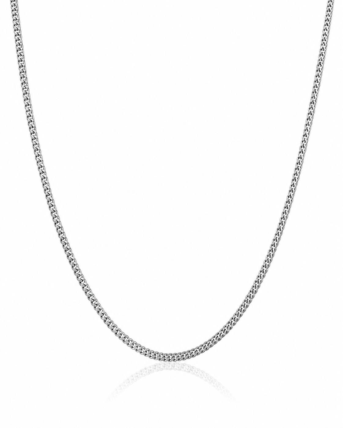 Cuban Chain (Silver) 2mm