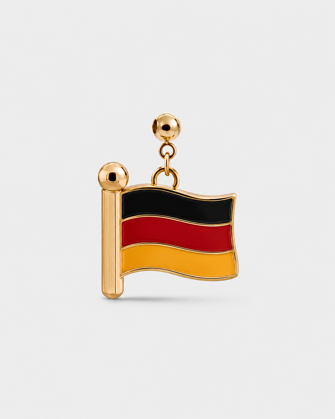 Charm flag Germany (Golden)