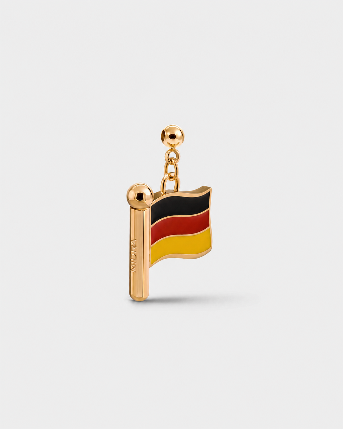 Charm flag Germany (Golden)