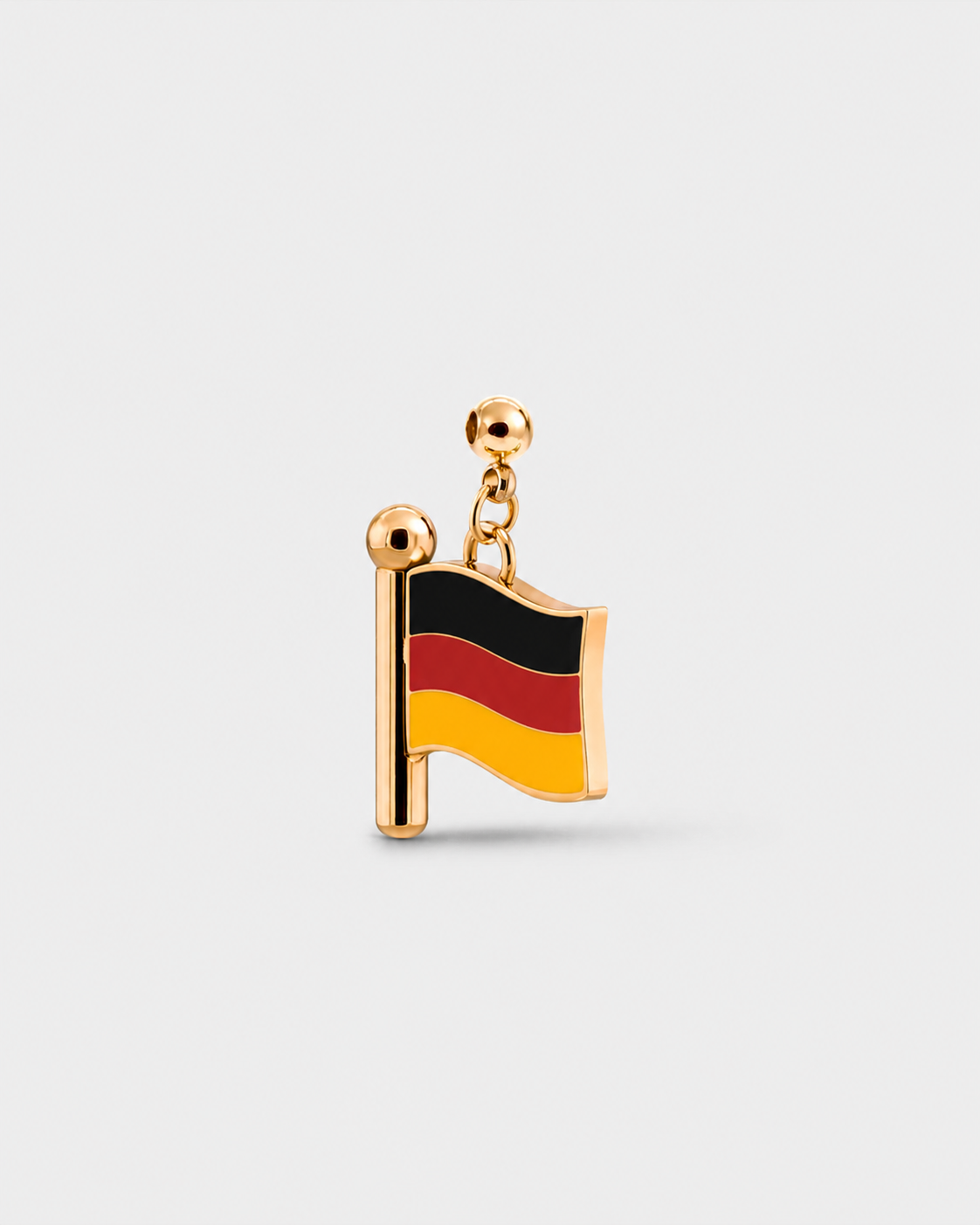 Charm flag Germany (Golden)