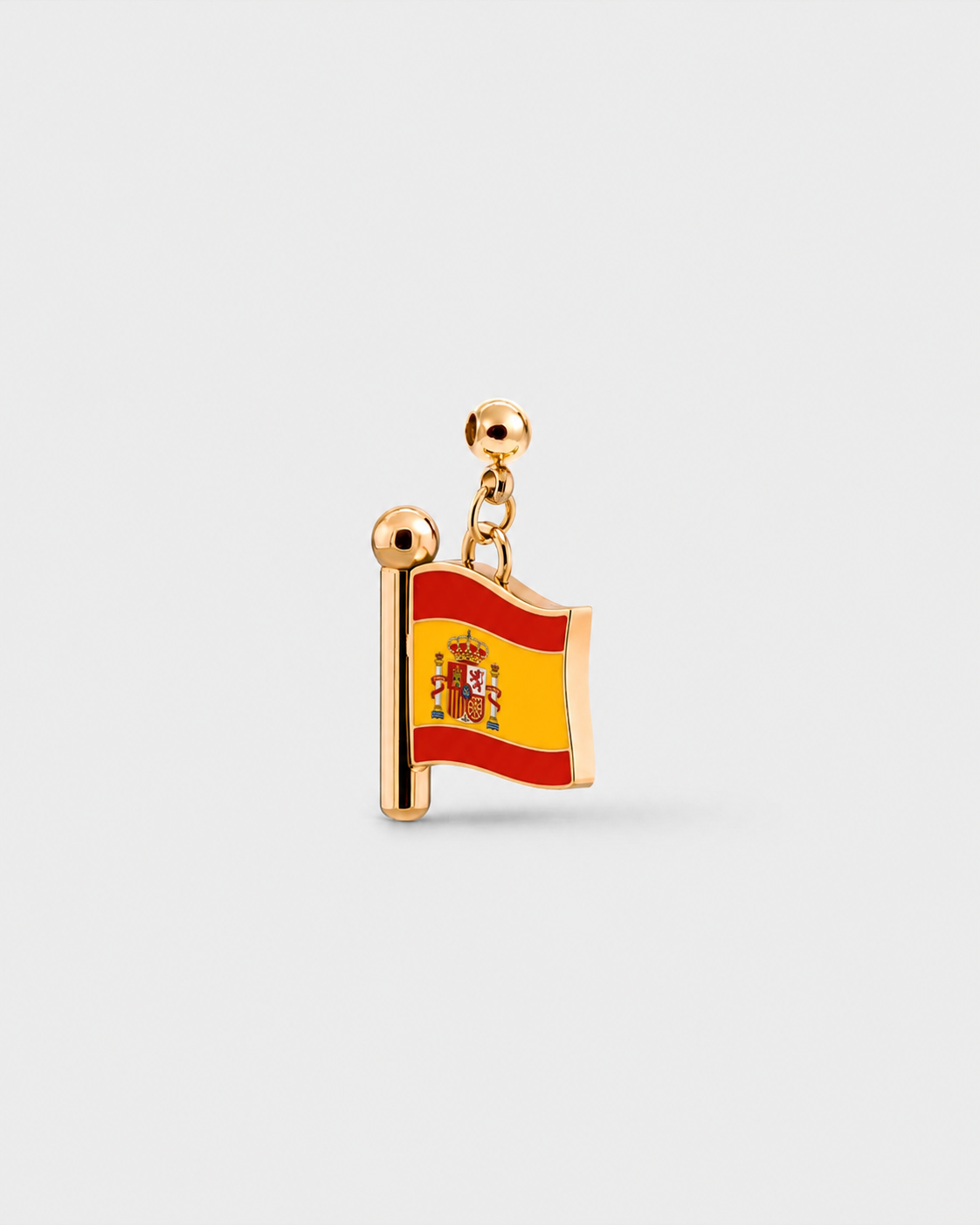 Charm flag Spain (Golden)
