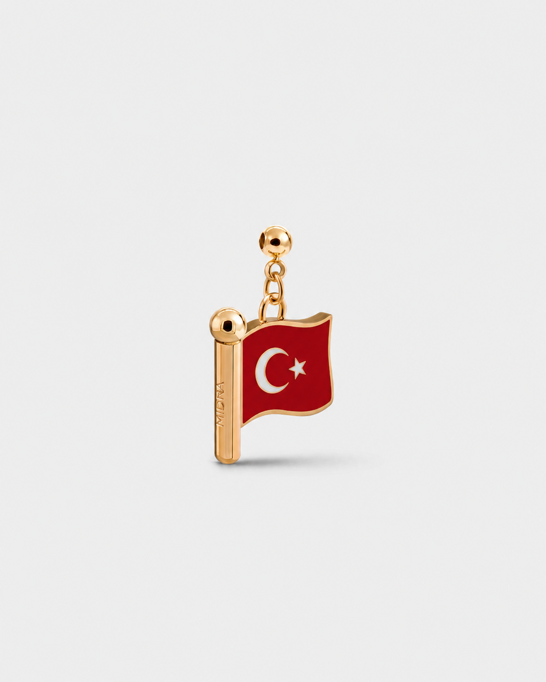 TURKEY FLAG CHARM