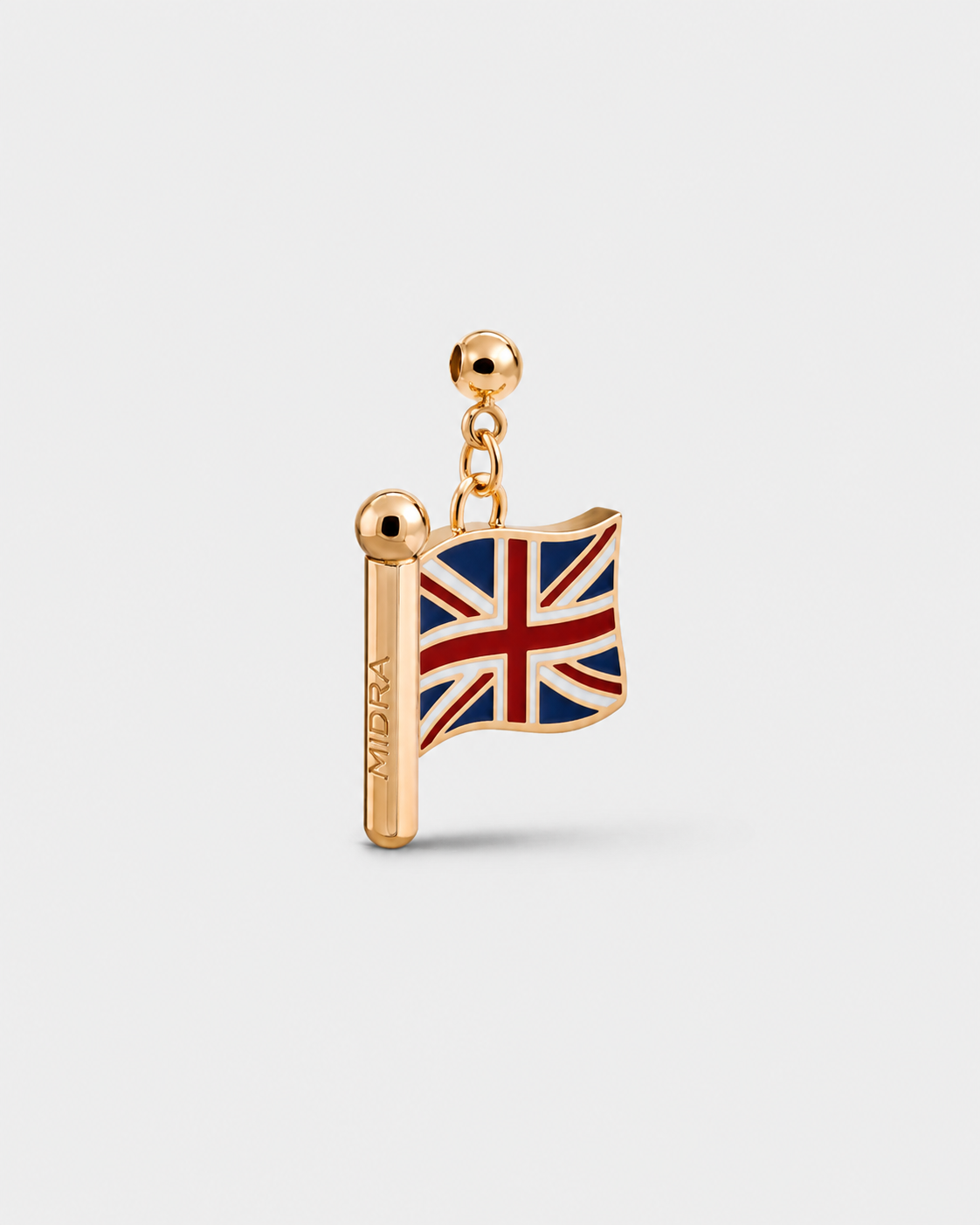 Charm flag UK (Golden)