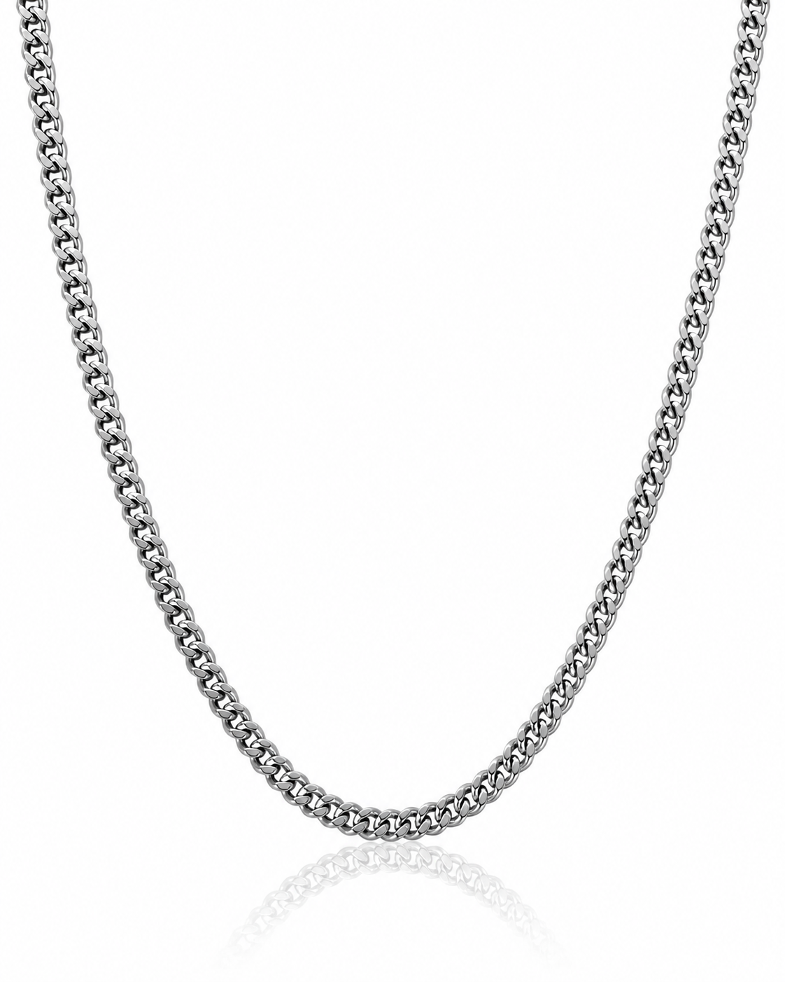 Cuban Chain (Silver) 4mm