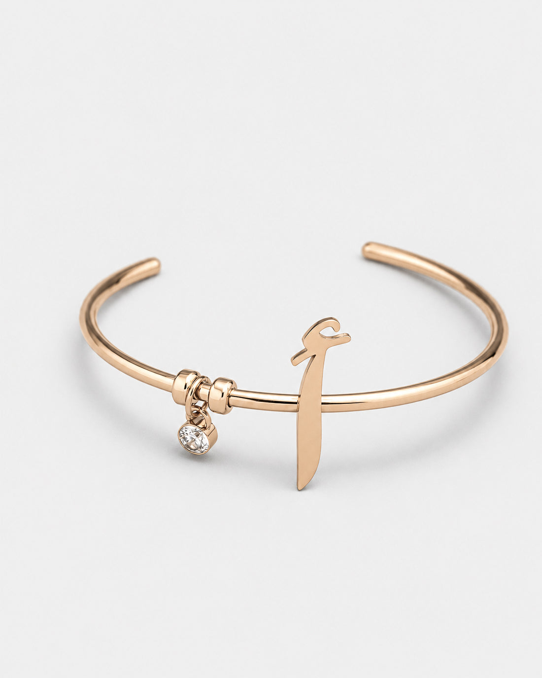 Calligraphed Initial Bracelet أ