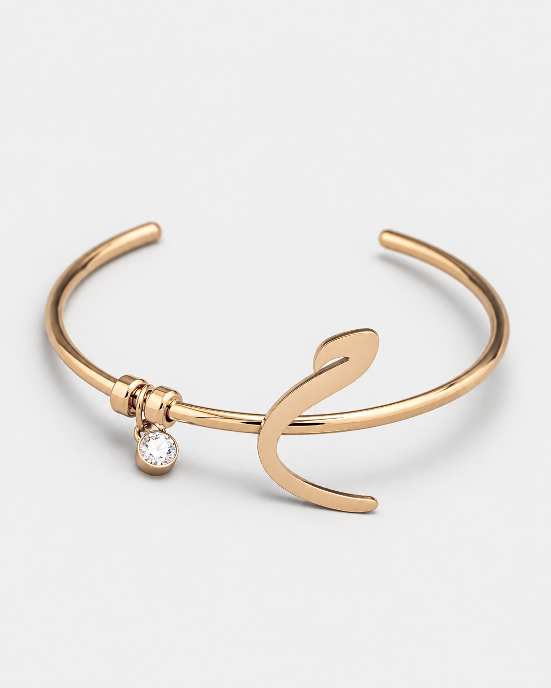 Calligraphed Initial Bracelet ح