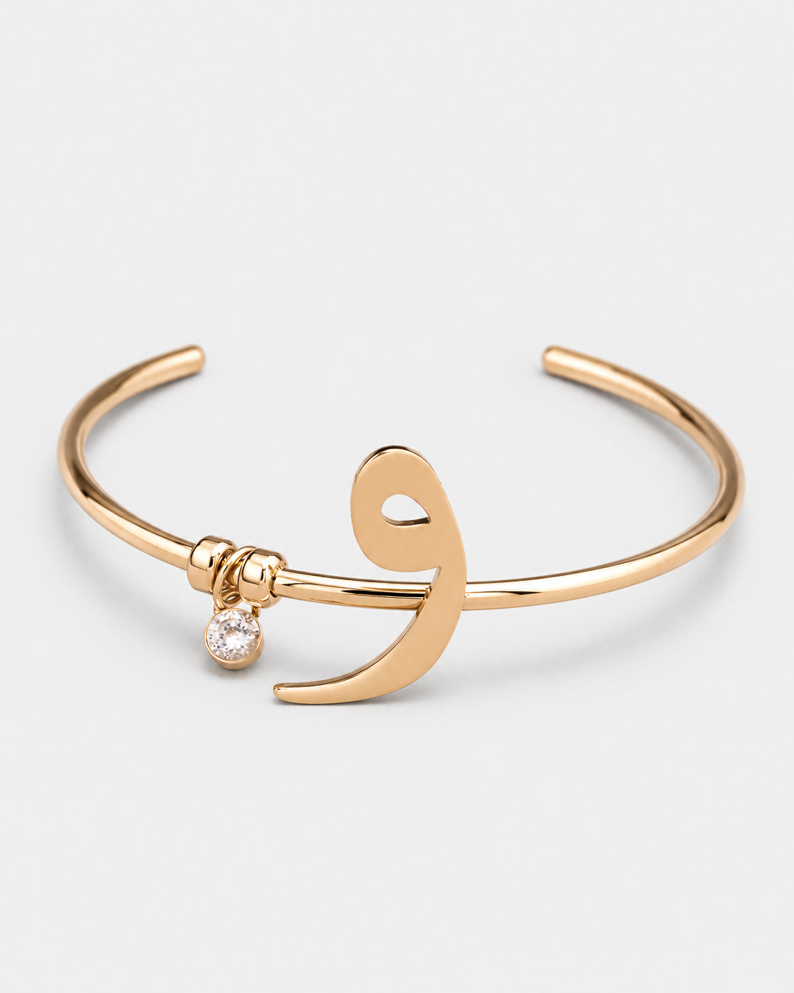 Calligraphed Initial Bracelet و