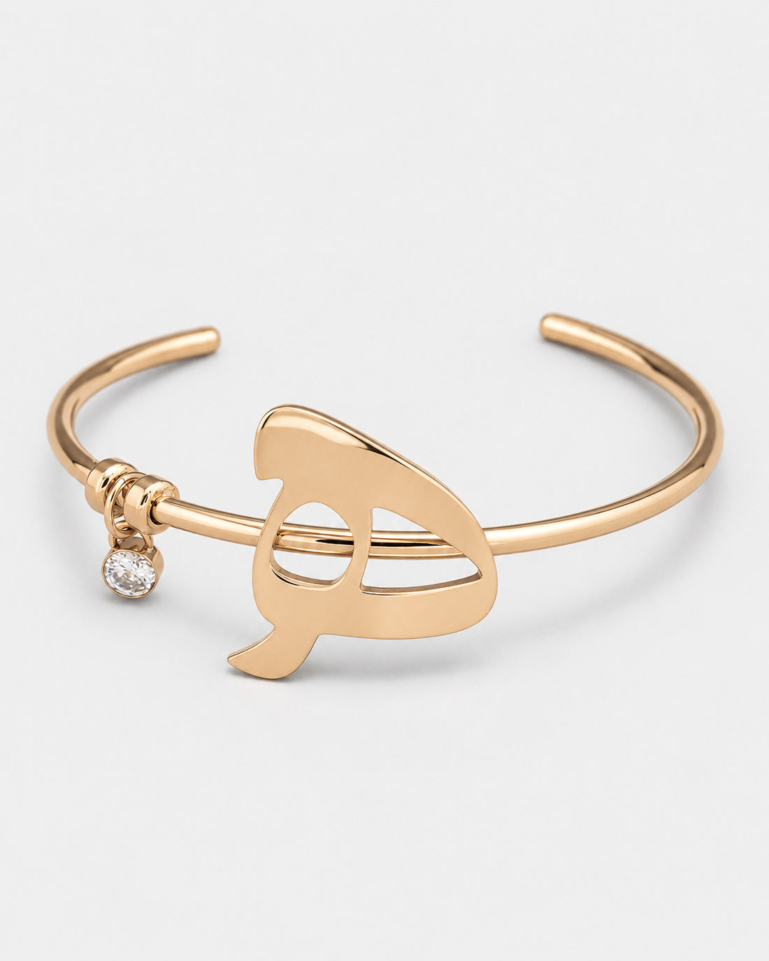 Calligraphed Initial Bracelet ھ