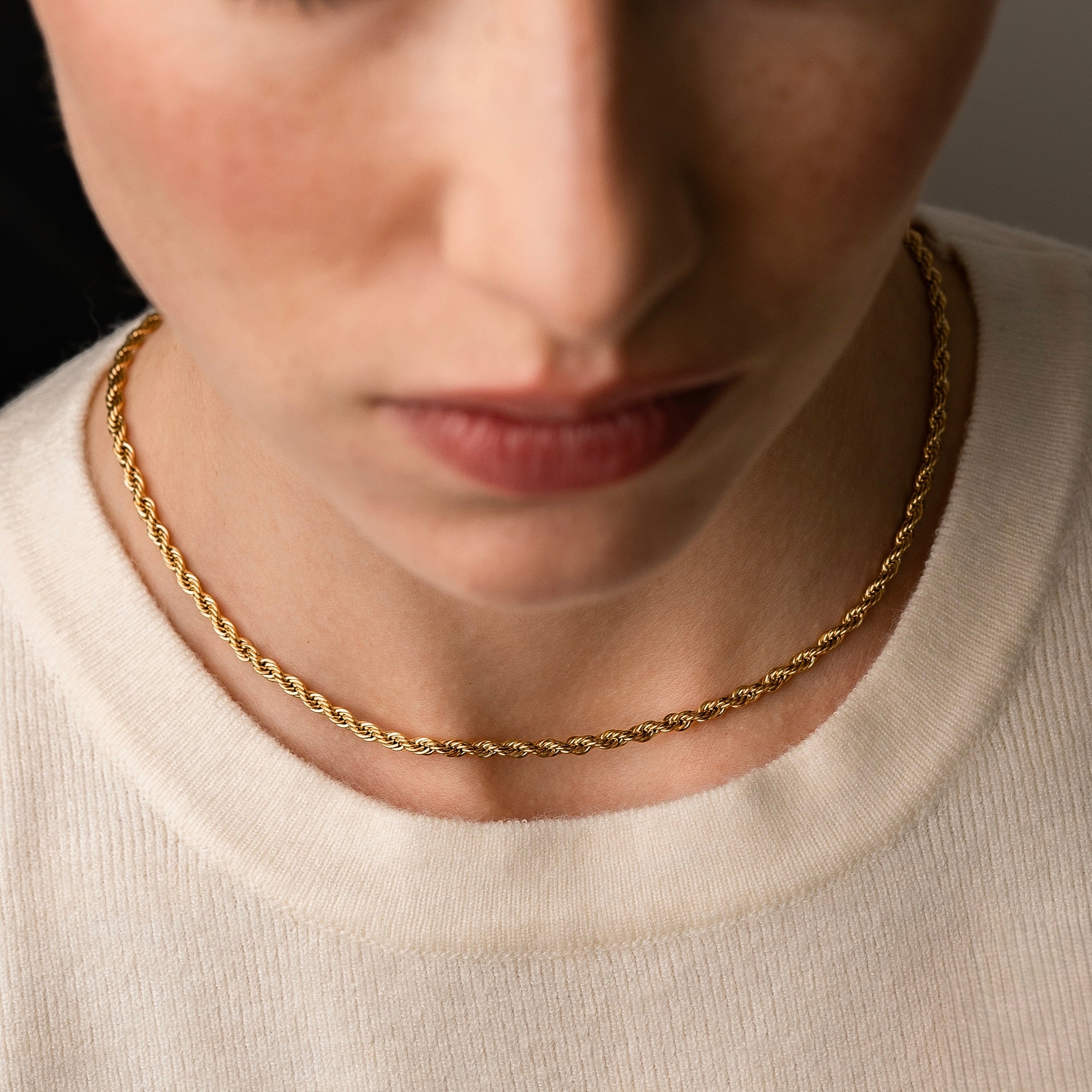 Rope chain (Golden) 3mm