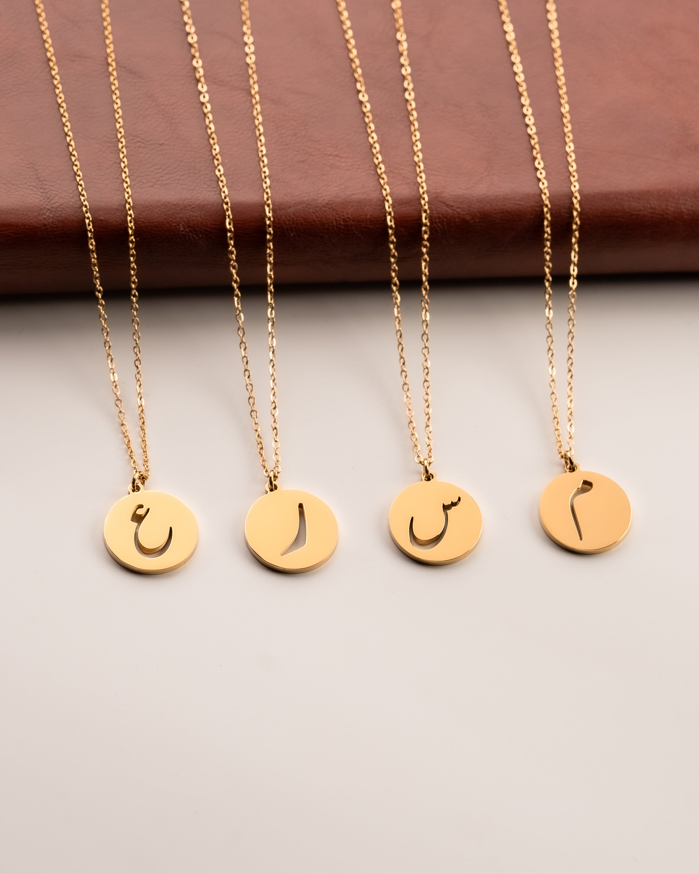 Initial Necklace ن