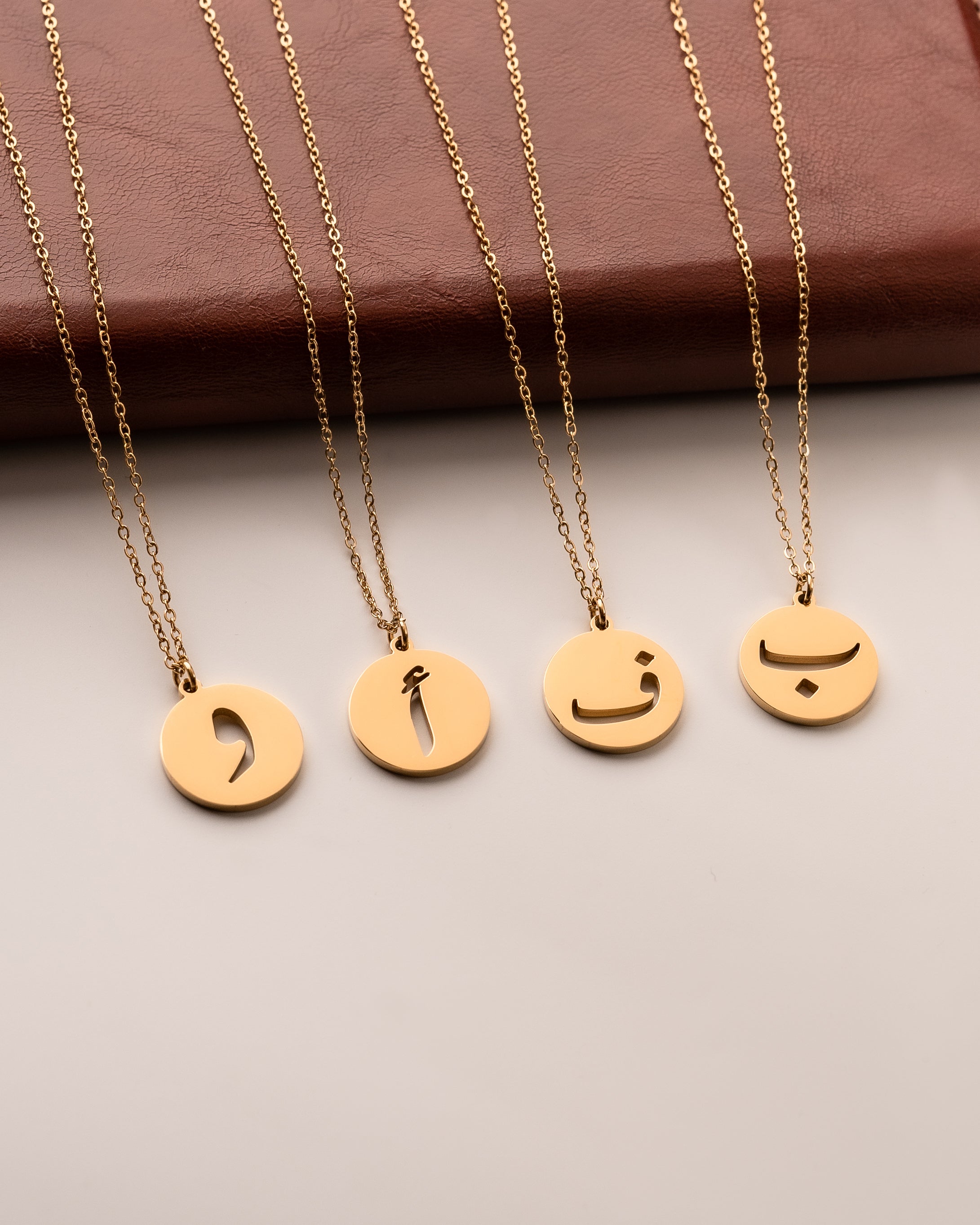 Initial Necklace ن