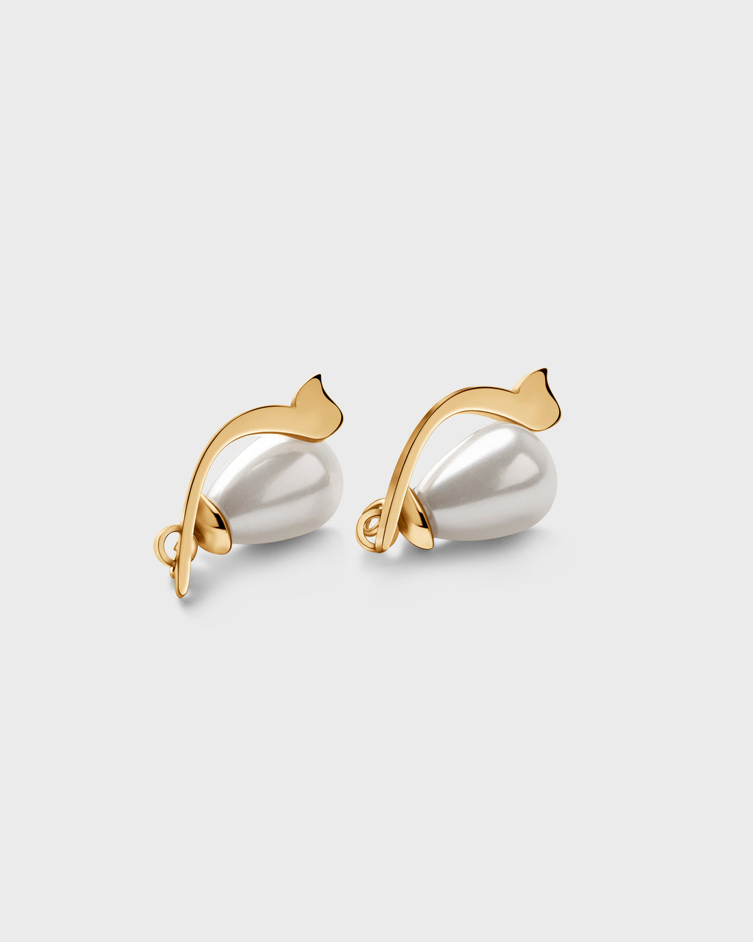 Calligraphed Letter Earrings م