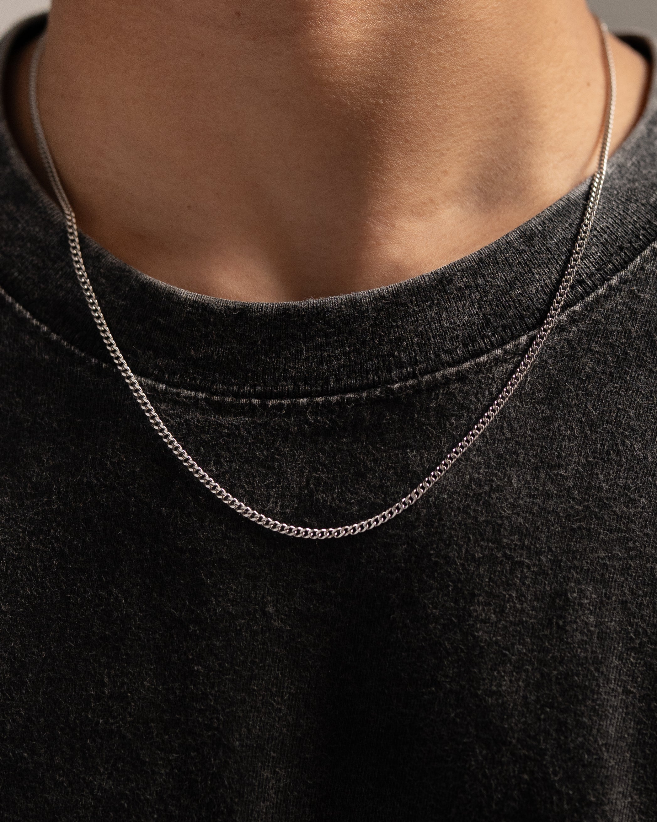 Cuban Chain (Silver) 2mm