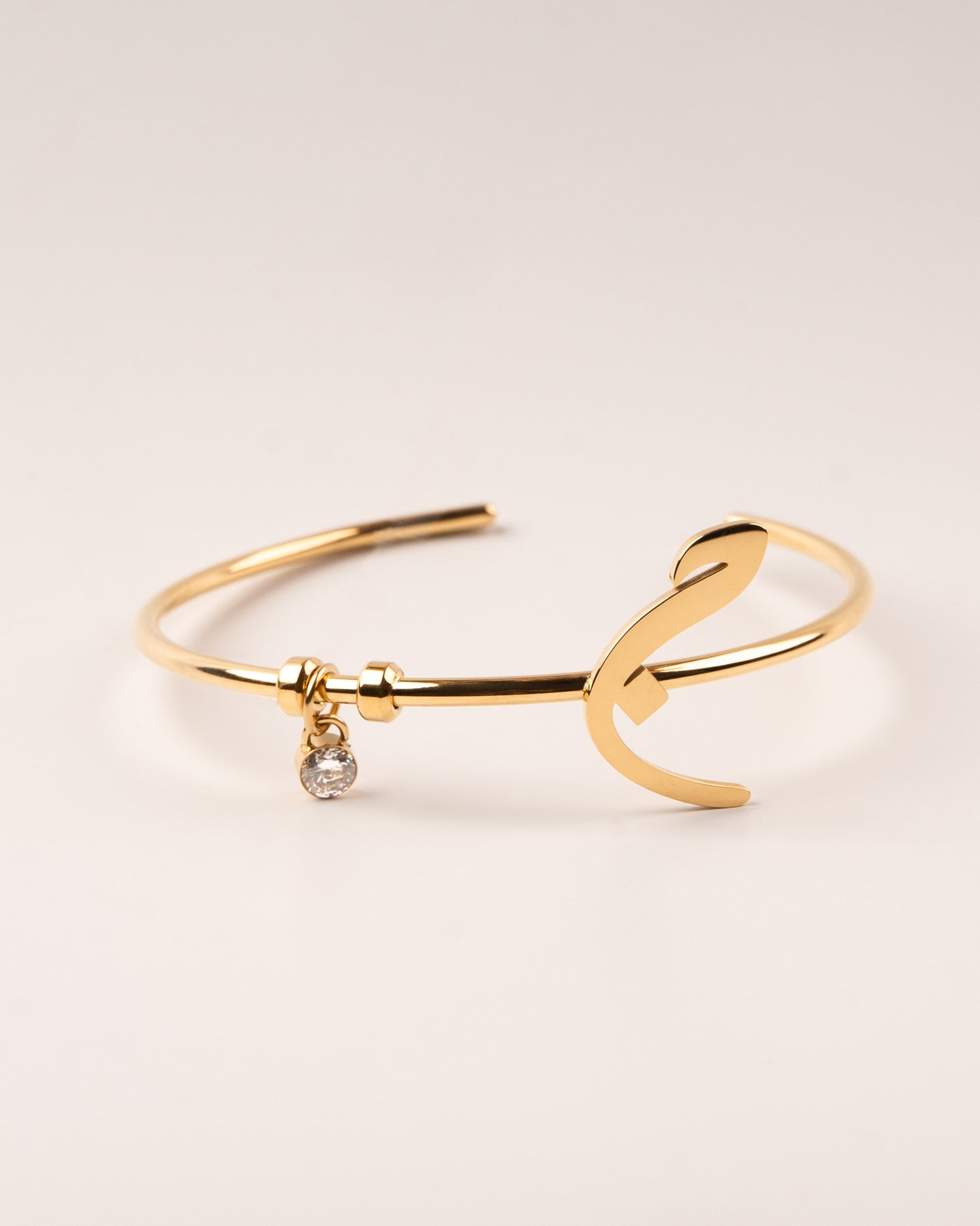 Arabic Initial Cuff ج
