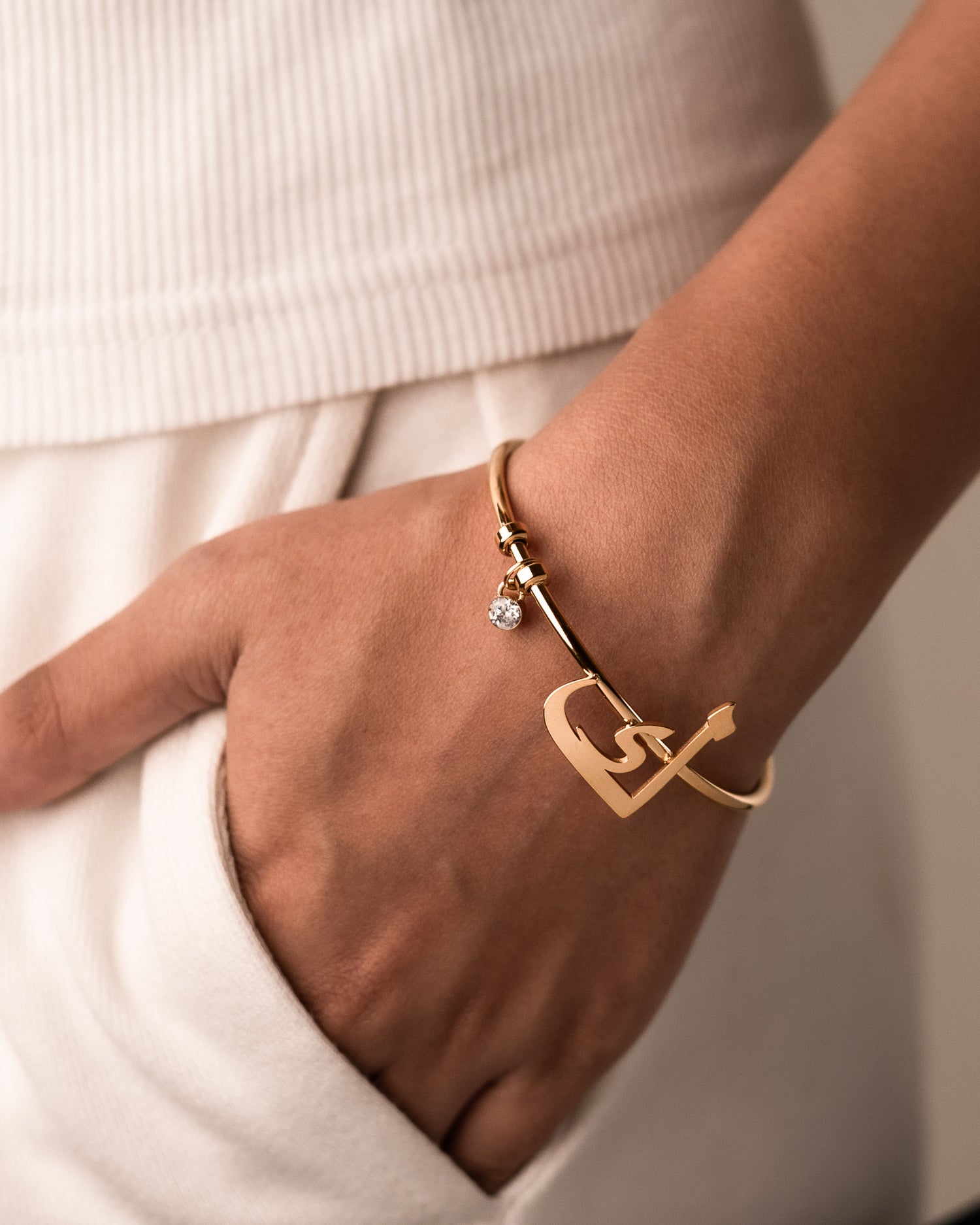 Arabic Initial Cuff  ك