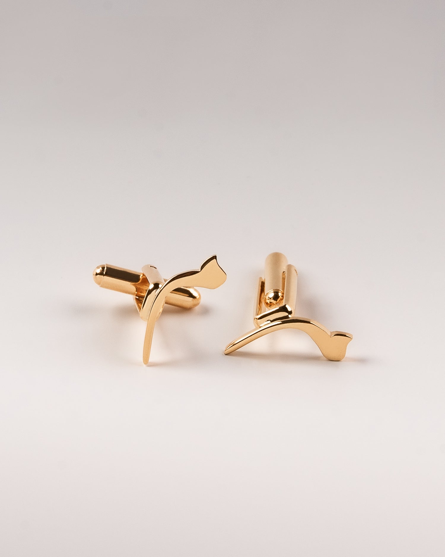 Calligraphed Arabic Initial Cufflinks