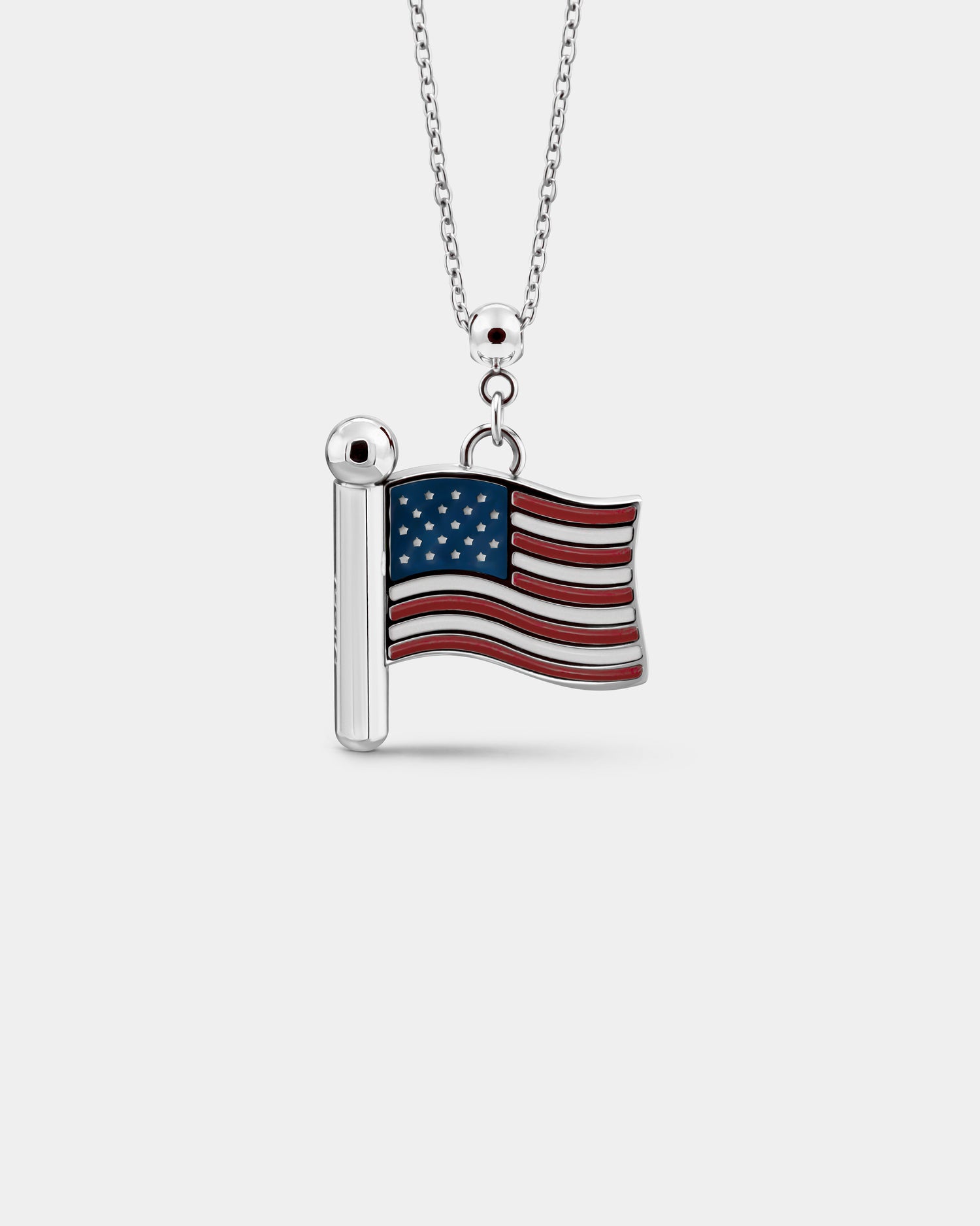 Charm Flag USA (Silver)