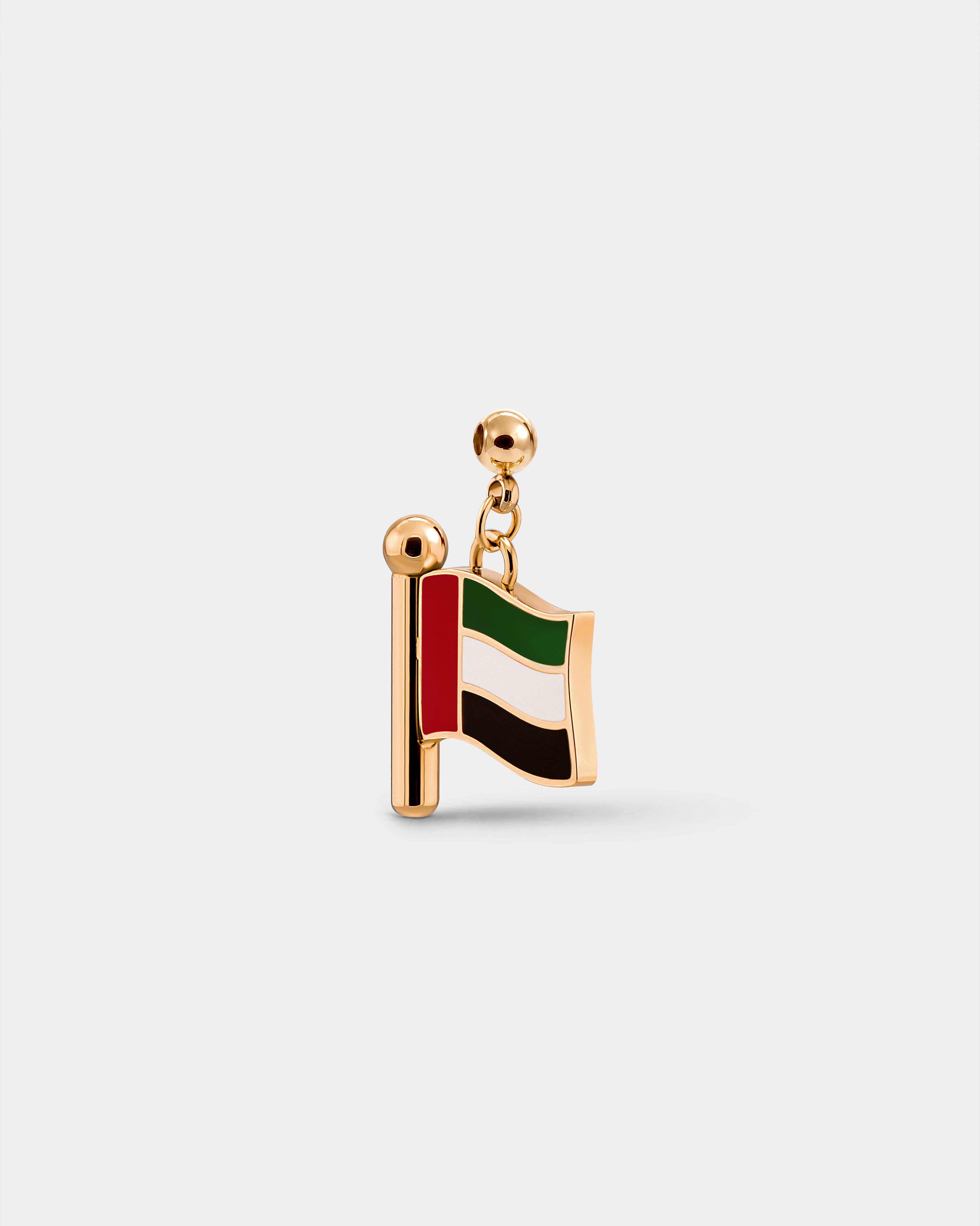 Charm Flag UAE (Golden)
