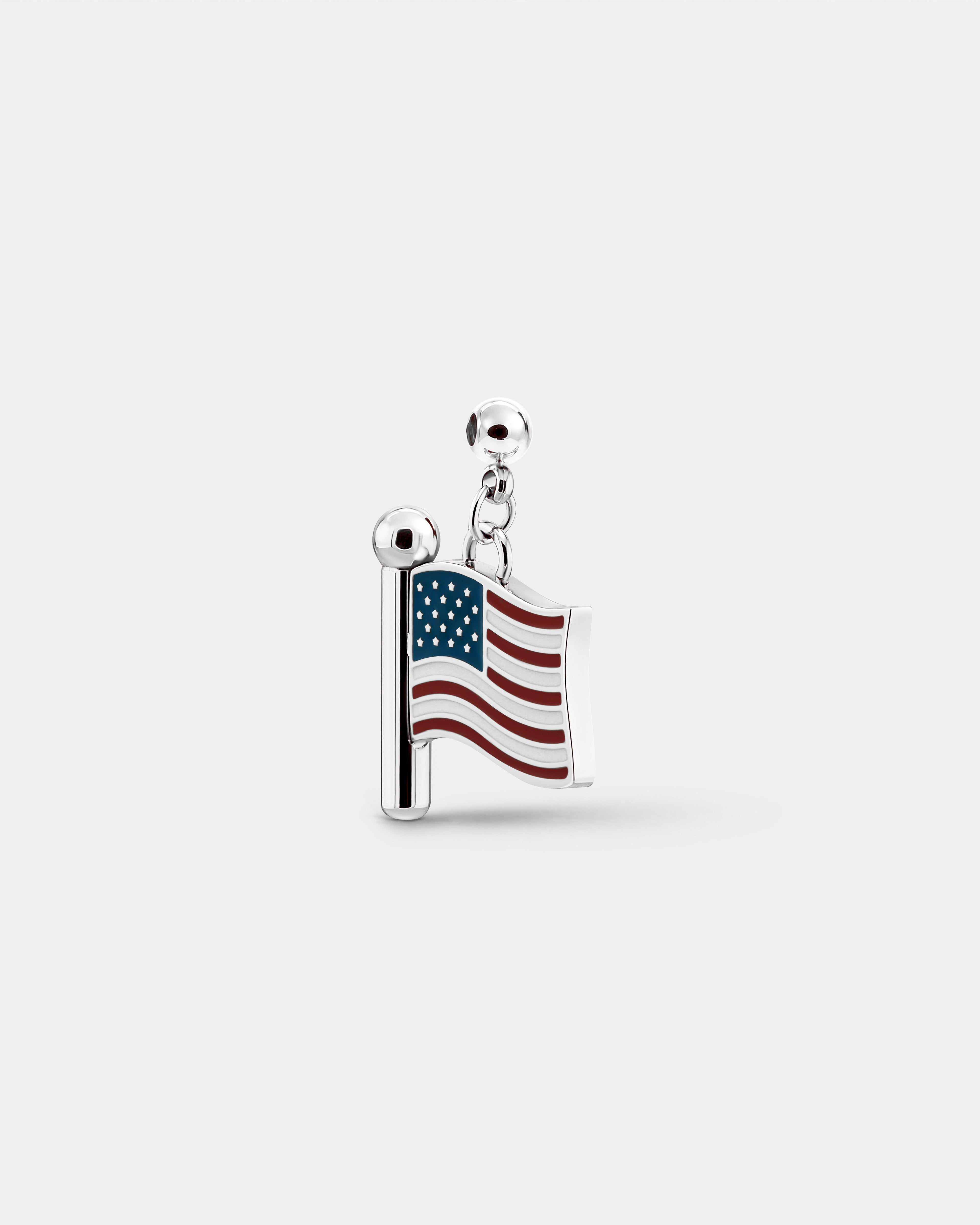 Charm Flag USA (Silver)
