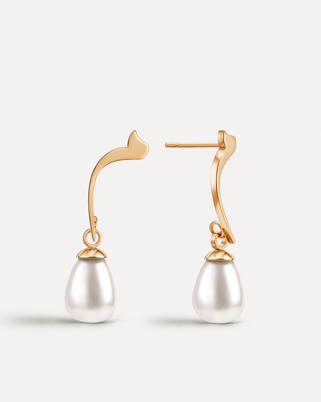 Calligraphed Initial Earrings م