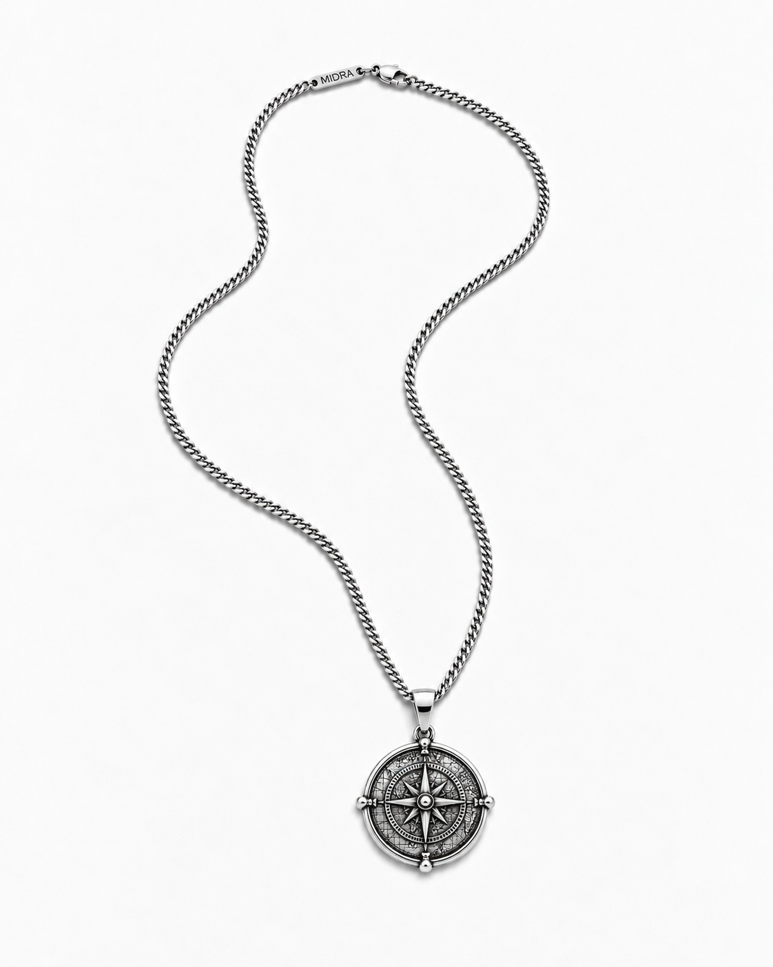 Compass Map Necklace