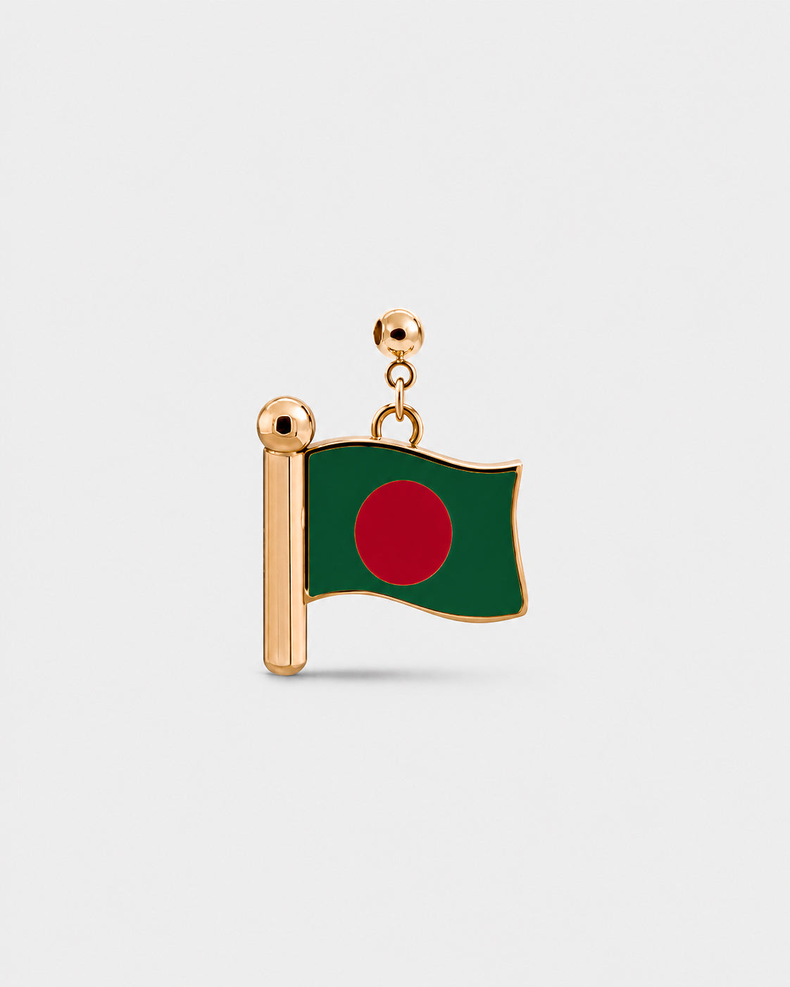 Charm flag Bangladesh (Golden)