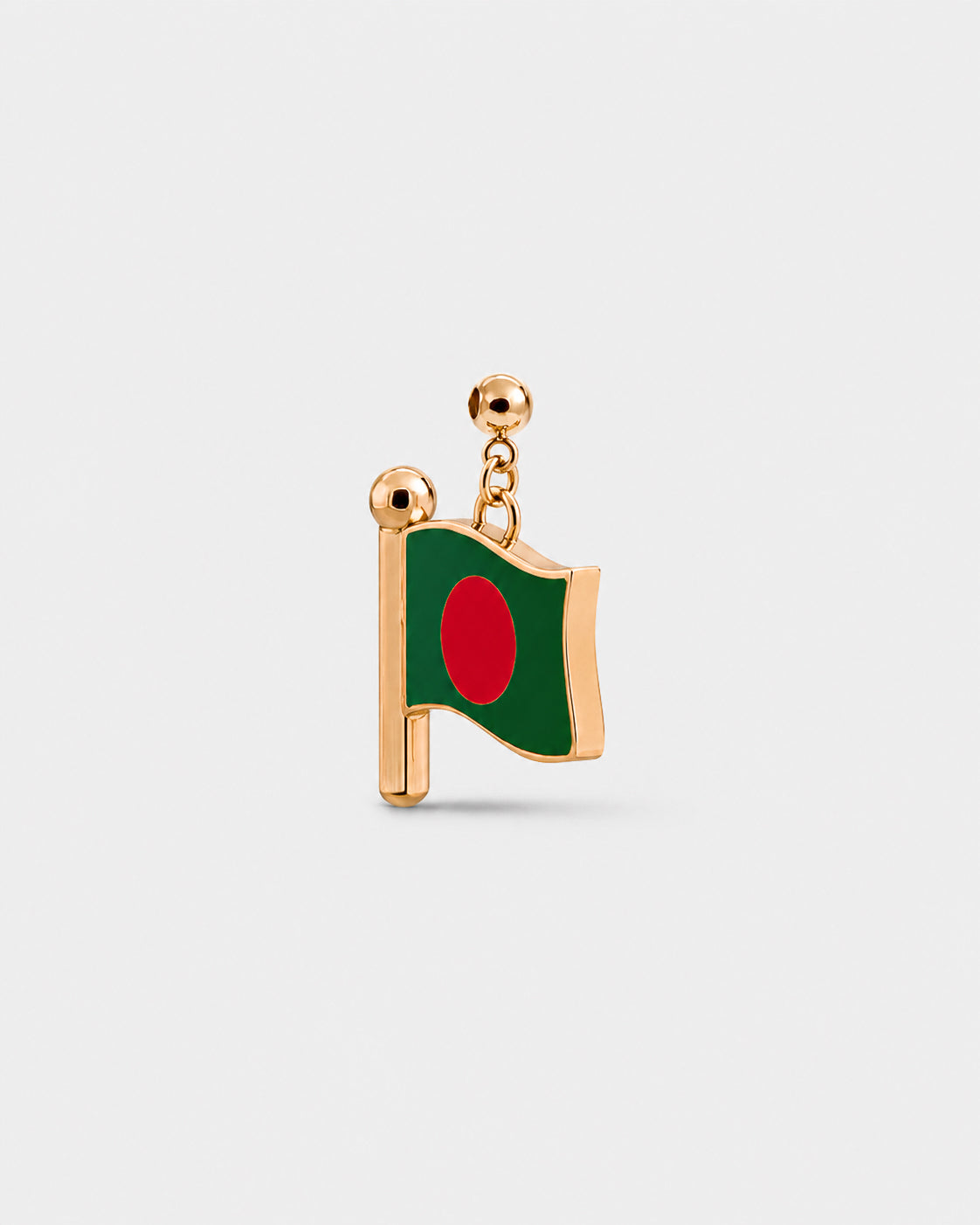 Charm flag Bangladesh (Golden)